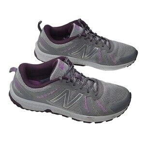 New Balance Women's T590 V4 Trail Running Shoes Gray/Purple Size 11